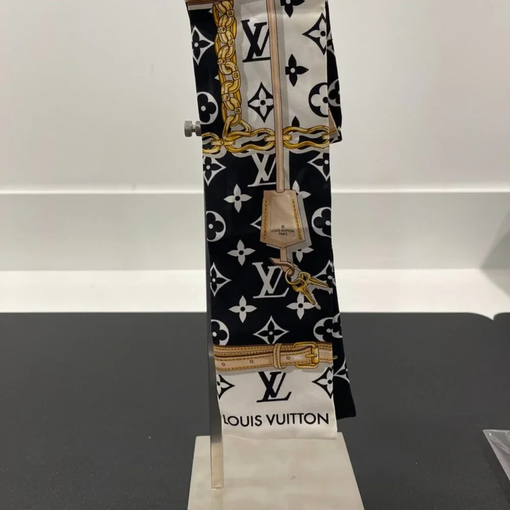 Louis Vuitton Silk Monogram Confidential Bandeau Black (JB1353)
